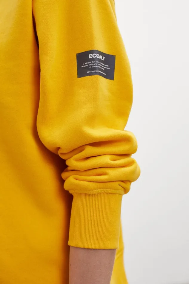 Women Yellow Galway Sweatshirt Ecoalf Sweatshirts