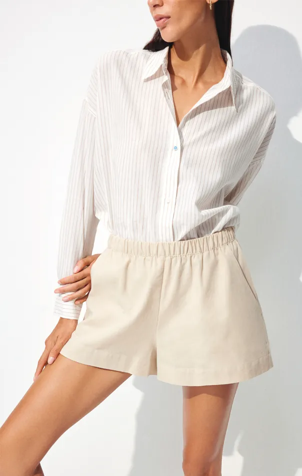 Woven Shorts In Peyote Women Mavi Jeans Shorts Woven Shorts In Peyote Women Mavi Jeans Shorts