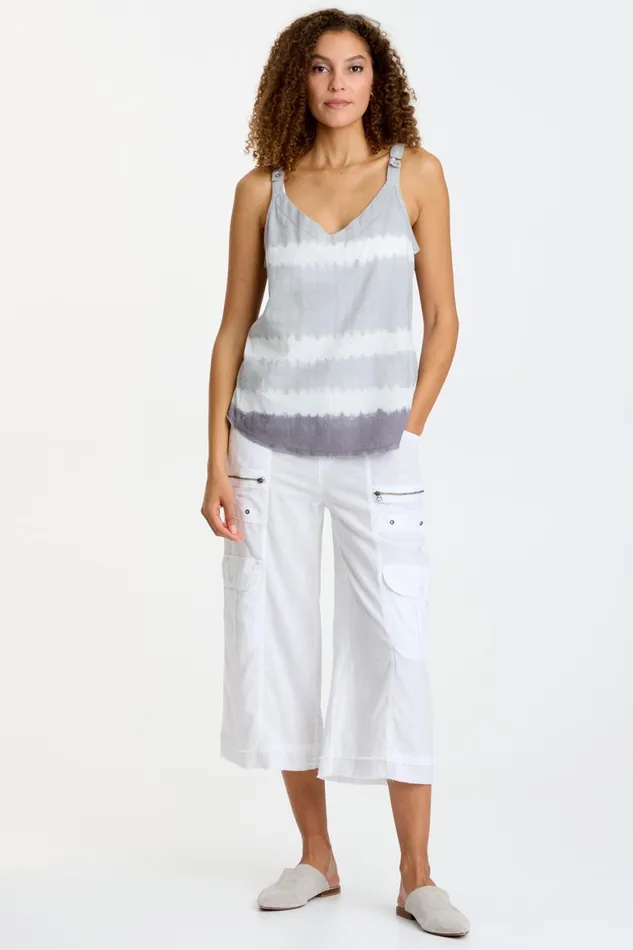 XCVI Linen Birk Gaucho Women Crops