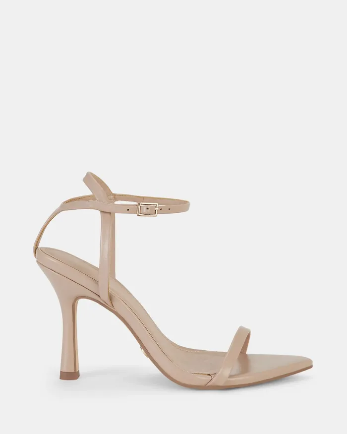 YAZMEEN Sand Open Toe Heels Party NOVO Shoes Women