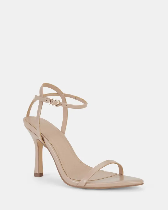 YAZMEEN Sand Open Toe Heels Party NOVO Shoes Women