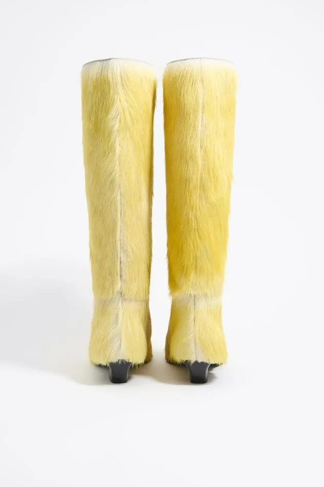 Yellow Fur Boot Yellow Women Bimba Y Lola Ankle Boots And Boots Yellow Fur Boot Yellow Women Bimba Y Lola Ankle Boots And Boots