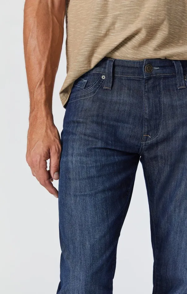 Zach Straight Leg In Indigo Brushed Maui Men Mavi Jeans Denim Zach Straight Leg In Indigo Brushed Maui Men Mavi Jeans Denim