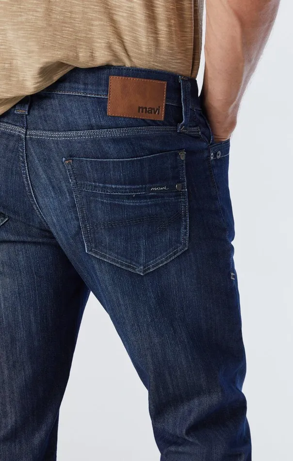 Zach Straight Leg In Indigo Brushed Maui Men Mavi Jeans Denim Zach Straight Leg In Indigo Brushed Maui Men Mavi Jeans Denim