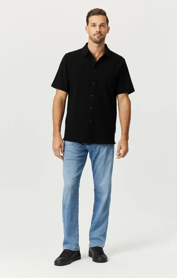 Zach Straight Leg In Light Tonal Brushed Supermove Men Mavi Jeans Denim